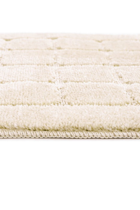Mijölnir Kareli - Crema - Juego de alfombrillas de baño (2 piezas)